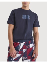 nautica μπλουζα t-shirt κμ parrett t-shirt 3ncn1v04026-459 navyblue