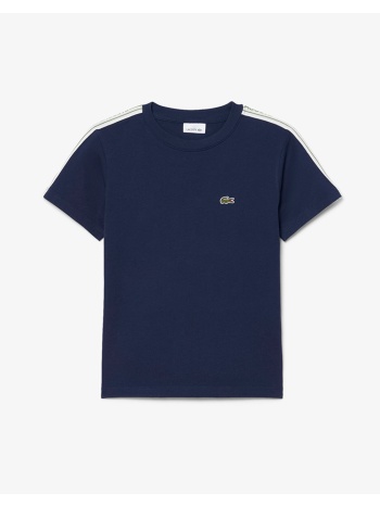 lacoste μπλουζα κμ tee-shirt ss 3tj7365-166 darkblue