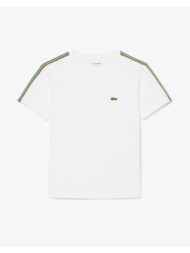 lacoste μπλουζα κμ tee-shirt ss 3tj7365-70v offwhite