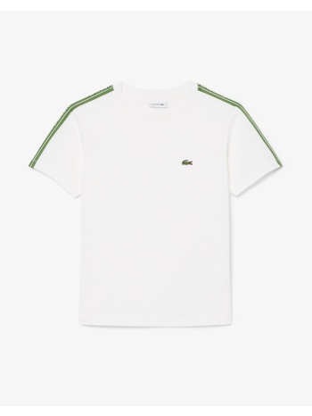 lacoste μπλουζα κμ tee-shirt ss 3tj7365-70v offwhite