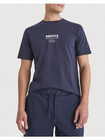 nautica μπλουζα t-shirt κμ sirena t-shirt 3ncn1v03945-459