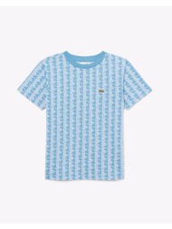 lacoste μπλουζα κμ tee-shirt ss 3tj6949-ljbk lightblue