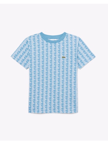 lacoste μπλουζα κμ tee-shirt ss 3tj6949-ljbk lightblue