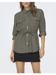only onlaris life 4/5 fem cargo jacket cc wvn 15310852-smokey olive olive