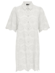 only onlvalais ss emb. dress wvn fr 15378022-cloud dancer white