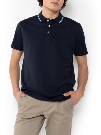 the bostonians μπλουζα polo pique waffle regular fit