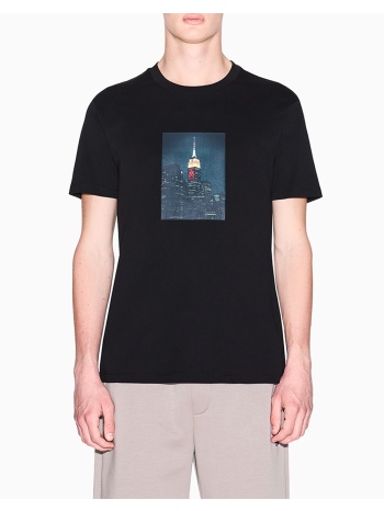 armani exchange t-shirt xm002214af10356-uc001 black