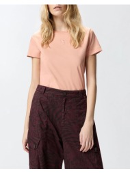 pinko bussolotto t-shirt jersey patc 100355a339-p92 lightpink