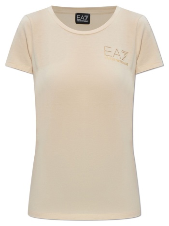 ea7 t-shirt 8ntt65tjdqz-u1088 biege