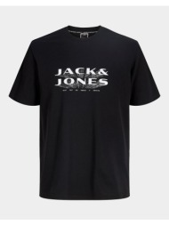 jack&jones jcofusion jj branding tee ss crew neck 12289880-black black