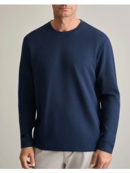 navy&green μπλουζακι λαιμοκοψη, μακρυ μανικi 24mo.027/r/ls-dark blue darkblue