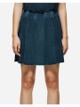 dirty laundry mini skirt with raw edges dlwsk000006-vintage blue darkblue