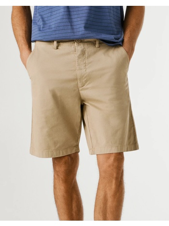 pepe jeans essentials regular chino short βερμουδα ανδρικο