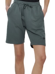 body action women``s essentials french terry shorts 031615-01-balsam green darkgreen
