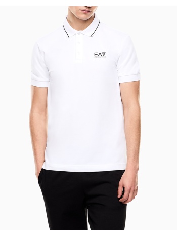 ea7 polo shirt 8npf16pjvuz-1100 white