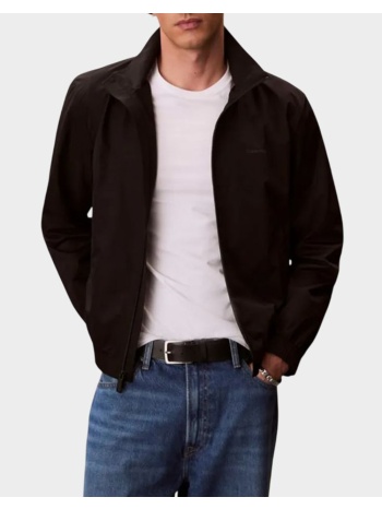 calvin klein ls nylon stand collar windbreake