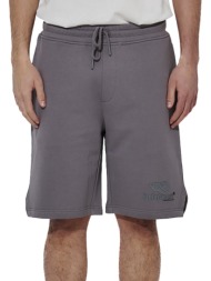 body action men``s high-density logo terry shorts 033628-01-steel grey darkslategrey
