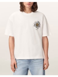 all saints t-shirt m062pe-chalk white offwhite