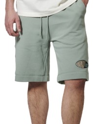body action men``s cotton french terry shorts 033630-01-pistachio green lightgreen