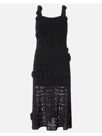 pinko juncus abito crochet sewon flo 106862a3b8-z99 black