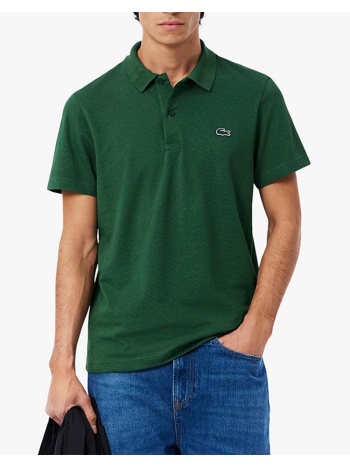 lacoste μπλουζα πολο κμ polo ss 3dh5522-132 green