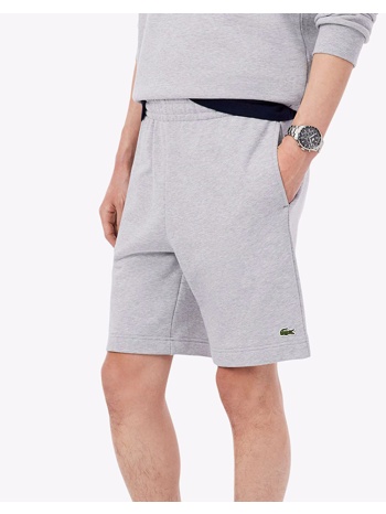 lacoste σορτς shorts 3gh9860-cca lightgray