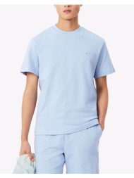 lacoste μπλουζα κμ tee-shirt ss 3th1979-hba ciel