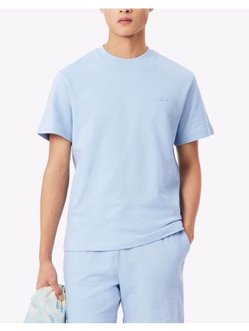 lacoste μπλουζα κμ tee-shirt ss 3th1979-hba ciel