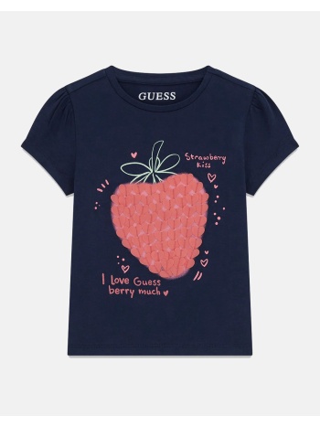 guess ss t-shirt μπλουζα παιδικο girl k6gi07k6yw4-g77g