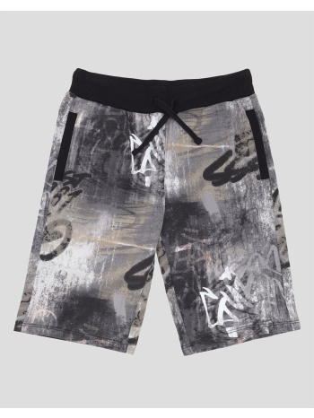 guess french terry regular shorts σορτς παιδικο boy