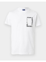 karl lagerfeld jeans klj slim ss frame logo tee b2m17046-100 white