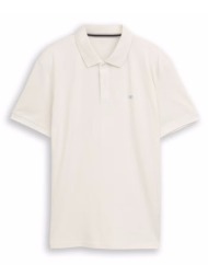 tom tailor basic polo with contra μπλουζα ανδρικο 1031006-10348 offwhite