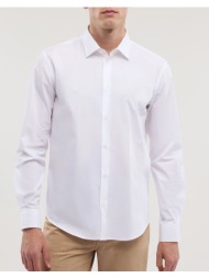 trussardi regular fit - popeline shirt ms100t10-001 white