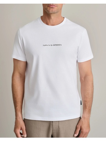 navy&green μπλουζα λαιμοκοψη 24mo.022/r-white white