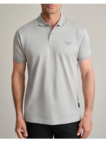 navy&green μπλουζα πολο 24ey.025/pl.1-grey stone lightgray