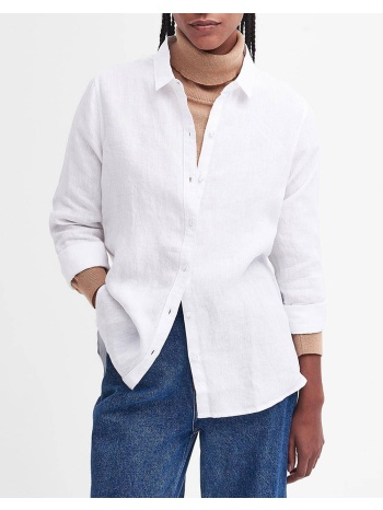 barbour πουκαμισο lsh1315-brwh11 white