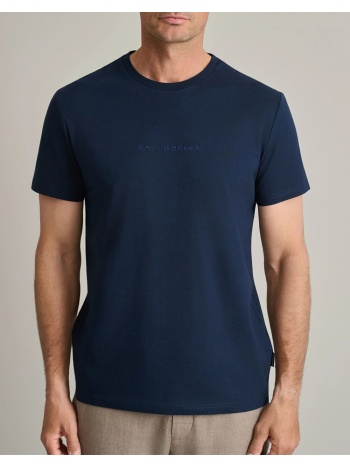 navy&green μπλουζα λαιμοκοψη 24mo.022/r-marine blue darkblue