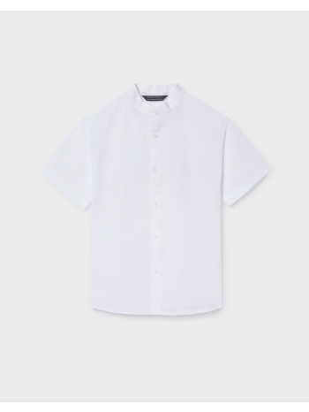 mayoral πουκαμισο κοντ/κο γιακας μαο 06171-081 white