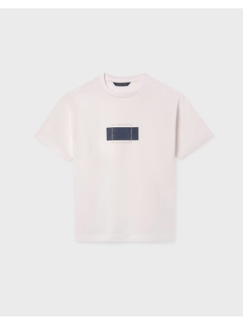 mayoral μπλουζα κοντομανικη επισημη 06028-095 cream