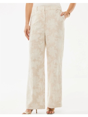 mexx flower jacquard pants straight leg mf007001161w-131308