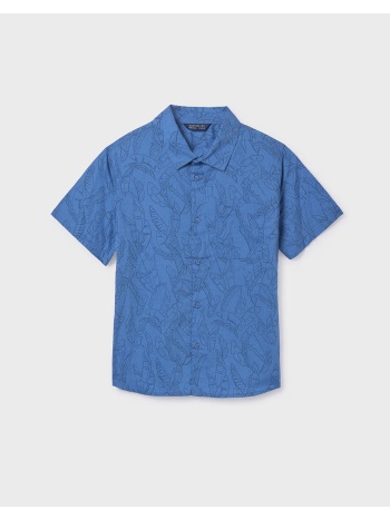mayoral πουκαμισο κοντομανικο γιακας 06172-085 blue