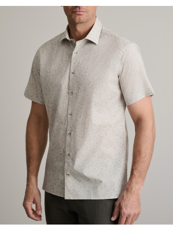 navy&green πουκαμισο comfort fit, κοντο μανικι