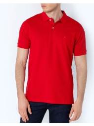 the bostonians μπλουζα polo pique regular fit 3ps0001-pomegranate red
