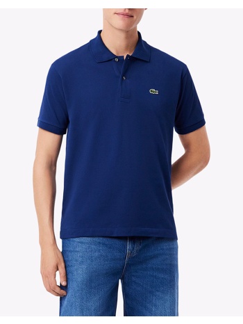 lacoste μπλουζα κμ polo ss 3l1212-f9f royalblue