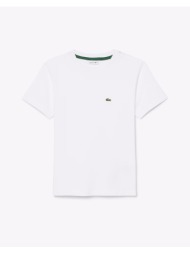 lacoste μπλουζα κμ 3tj0826-001 white