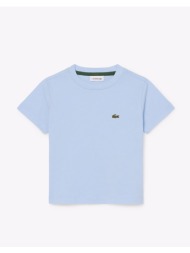 lacoste μπλουζα κμ core tee 3tj0839-hbp lightblue