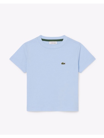lacoste μπλουζα κμ core tee 3tj0839-hbp lightblue