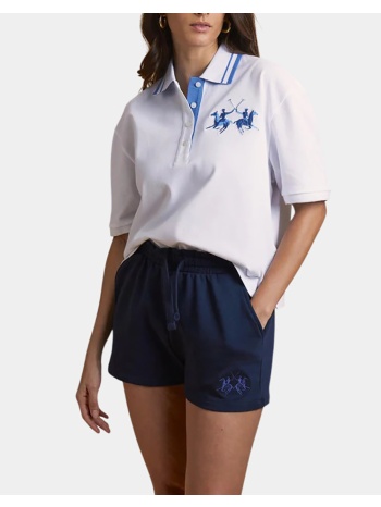 la martina μπλουζα πολο κμ woman s/s polo cotton piquet