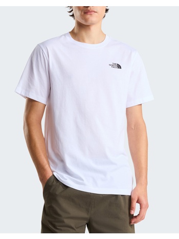 the north face m evo box nse reg ss t nf0a8b6k-nffn4 white