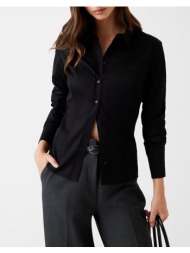 guess ls cate shirt πουκαμισο γυναικειο w2yh41waf10-jblk black